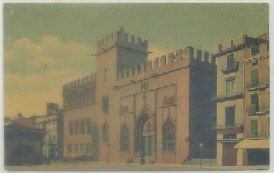 POSTAL ANTIGUA DE VALENCIA. LONJA