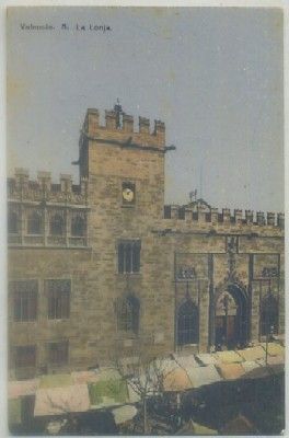 POSTAL ANTIGUA DE VALENCIA. LA LONJA Nº 5