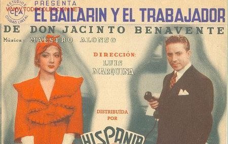 PROGRAMA DE CINE:EL BAILARIN Y EL TRABAJADOR