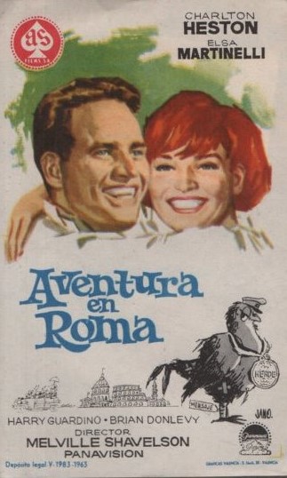 PROGRAMA DE CINE: AVENTURA EN ROMA