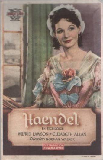 PROGRAMA DE CINE: HAENDEL