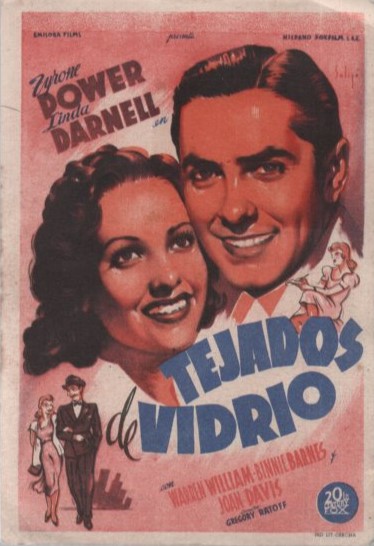 PROGRAMA DE CINE: TEJADOS DE VIDRIO
