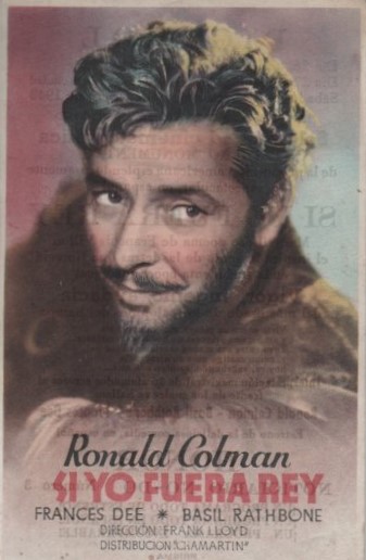 PROGRAMA DE CINE: SI YO FUERA REY