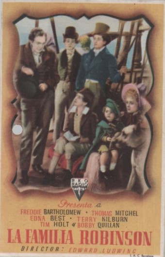 PROGRAMA DE CINE: LA FAMILIA ROBINSON