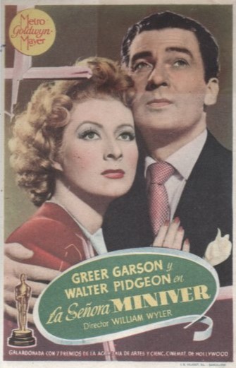 PROGRAMA DE CINE: LA SEÑORA MINIVER