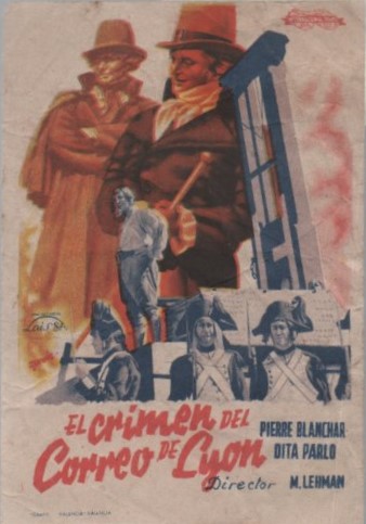PROGRAMA DE CINE: EL CRIMEN DEL CORREO DE LYON