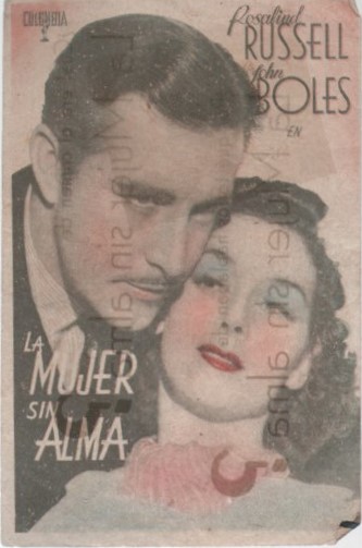 PROGRAMA DE CINE: LA MUJER SIN ALMA