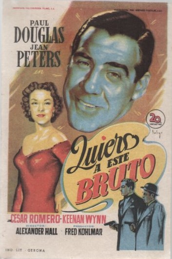 PROGRAMA DE CINE: QUIERO A ESTE BRUTO