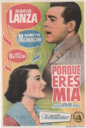 PROGRAMA DE CINE: PORQUE ERES MIA
