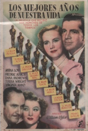 PROGRAMA DE CINE: LOS MEJORES AÑOS DE NUESTRA VIDA