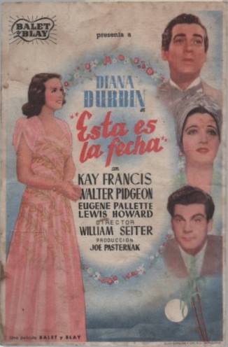 PROGRAMA DE CINE: ESTA ES LA FECHA