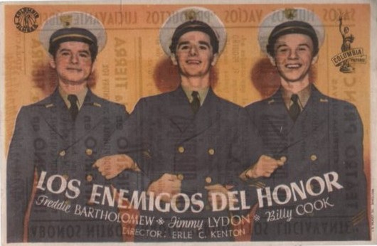 PROGRAMA DE CINE: LOS ENEMIGOS DEL HONOR