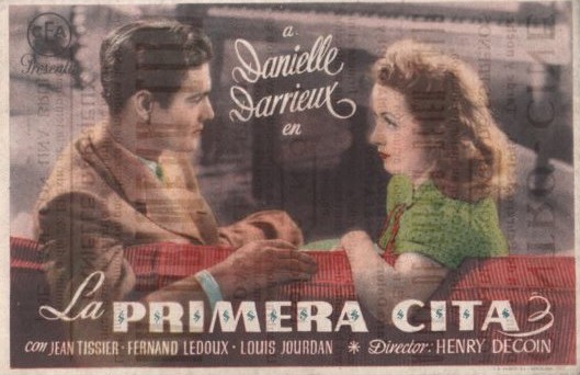 PROGRAMA DE CINE: LA PRIMERA C ITA