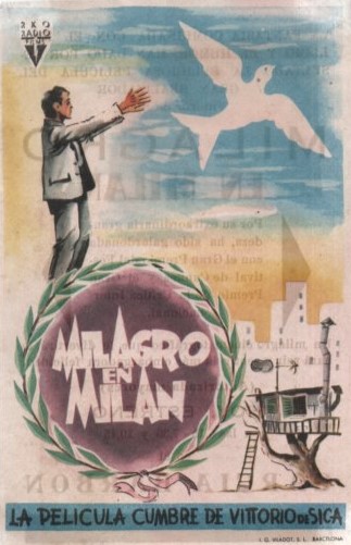 PROGRAMA DE CINE: MILAGRO EN MILAN