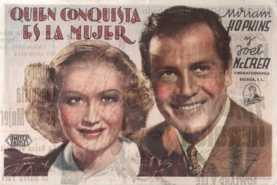 PROGRAMA DE CINE: QUIEN CONQUISTA ES LA MUJER