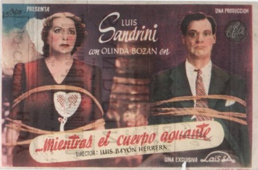 PROGRAMA DE CINE: MIENTRAS EL CUERPO AGUANTE