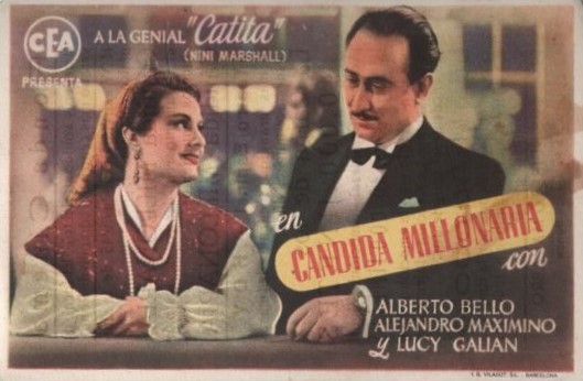 PROGRAMA DE CINE: CANDIDA MILLONARIA