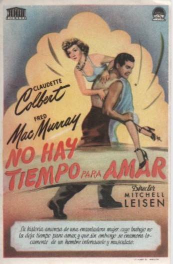 PROGRAMA DE CINE: NO HAY TIEMPO PARA AMAR