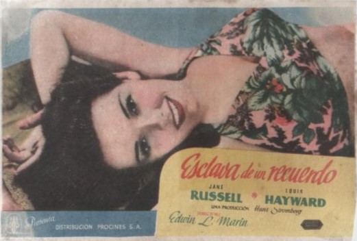 PROGRAMA DE CINE: ESCLAVA DE UN RECUERDO