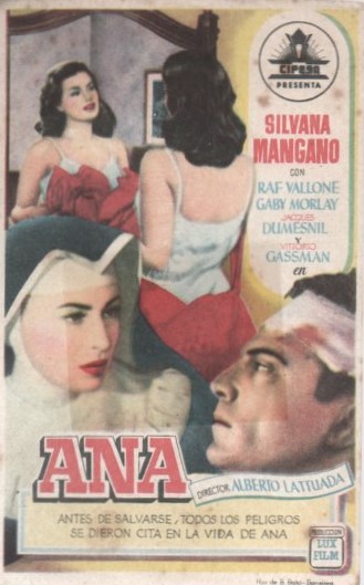 PROGRAMA DE CINE: ANA