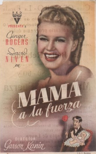 PROGRAMA DE CINE: MAMA A LA FUERZA