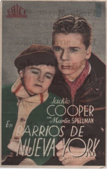 PROGRAMA DE CINE: BARRIOS DE NUEVA YORK