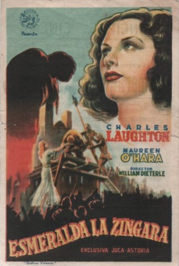 PROGRAMA DE CINE: ESMERALDA LA ZINGARA