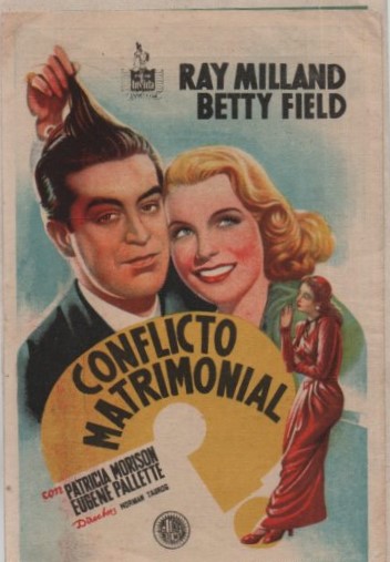 PROGRAMA DE CINE: CONFLICTO MATRIMONIAL