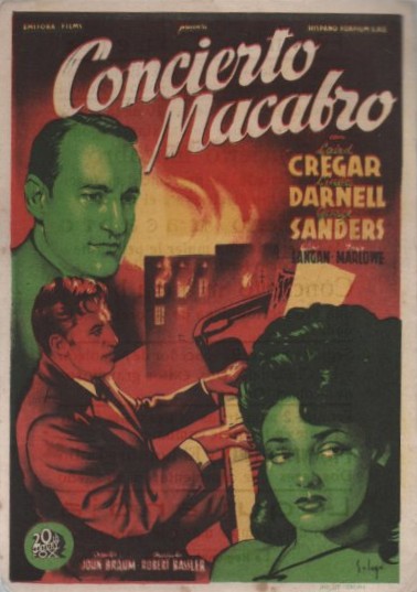 PROGRAMA DE CINE: CONCIERTO MACABRO