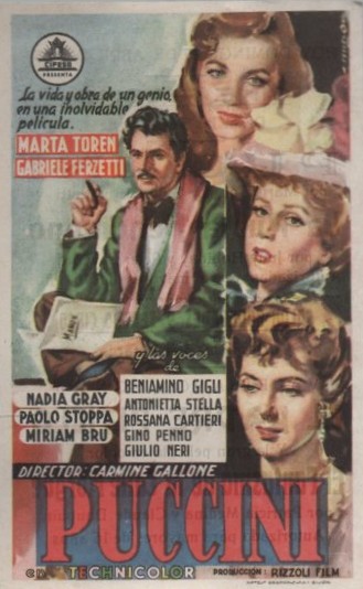 PROGRAMA DE CINE: PUCCINI