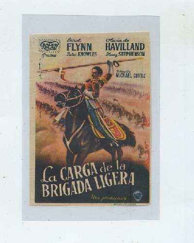 PROGRAMA DE CINE: LA CARGA DE LA BRIGADA LIGERA