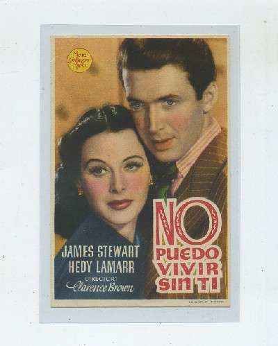 PROGRAMA DE CINE: NO PUEDO VIVIR SIN TI