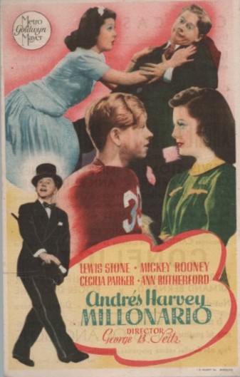 PROGRAMA DE CINE: ANDRES HARVEY MILLONARIO