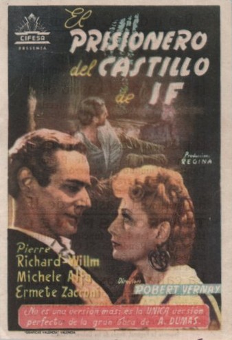 PROGRAMA DE CINE: EL PRISIONERO DEL CASTILLO DE IF