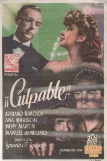 PROGRAMA DE CINE: ¡¡CULPABLE!!