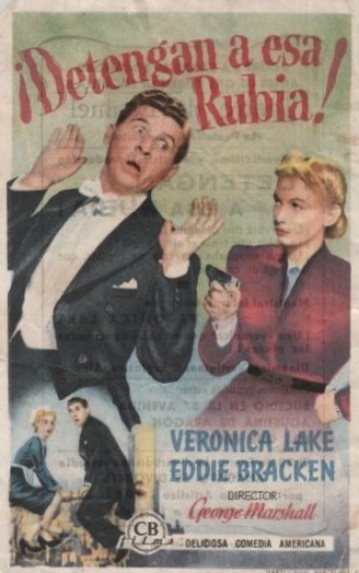 PROGRAMA DE CINE: ¡DETENGAN A ESA RUBIA!