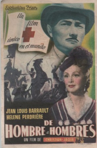 PROGRAMA DE CINE: DE HOMBRE A HOMBRES