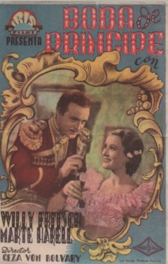 PROGRAMA DE CINE: BODA DE PRÍNCIPE