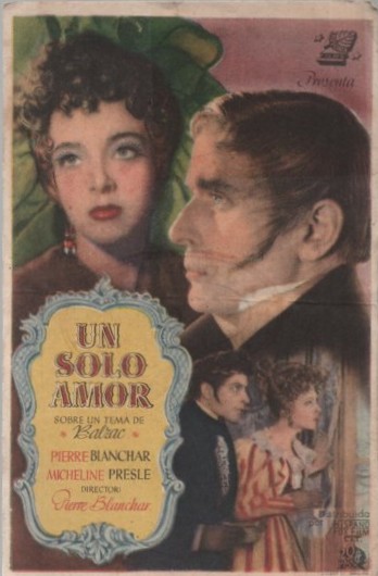 PROGRAMA DE CINE: UN SOLO AMOR