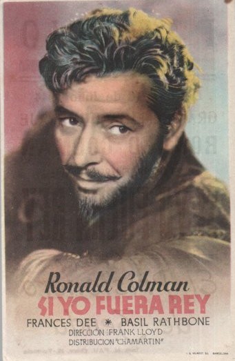 PROGRAMA DE CINE: SI YO FUERA REY