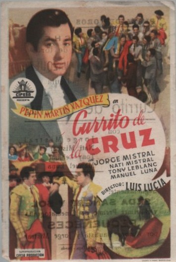 PROGRAMA DE CINE: CURRITO DE LA CRUZ