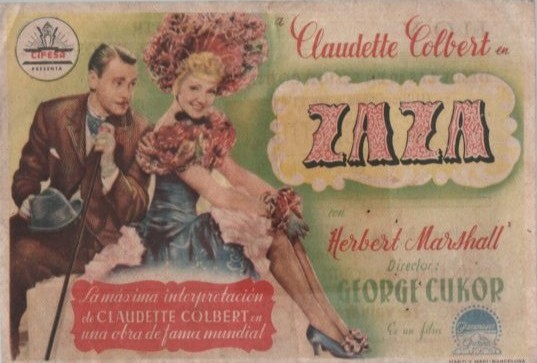 PROGRAMA DE CINE: ZAZA