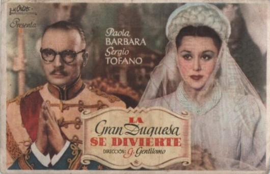 PROGRAMA DE CINE: LA GRAN DUQUESA SE DIVIERTE