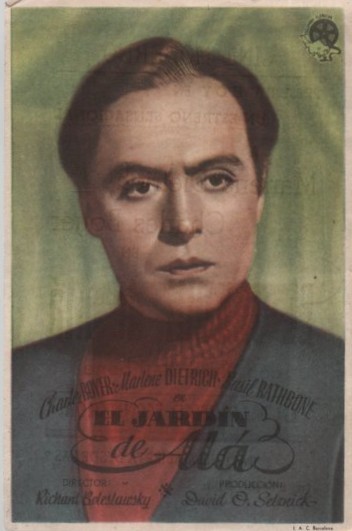 PROGRAMA DE CINE: EL JARDIN DE ALÁ
