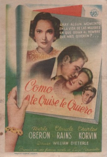 PROGRAMA DE CINE: COMO TE QUISE TE QUIERO
