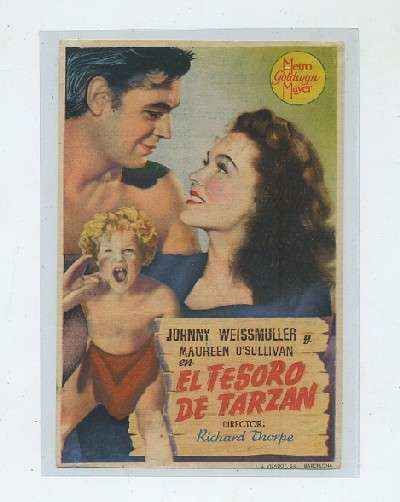 PROGRAMA DE CINE: EL TESORO DE TARZAN