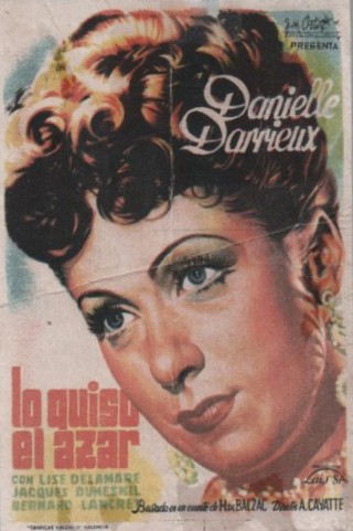 PROGRAMA DE CINE: LO QUISO EL AZAR