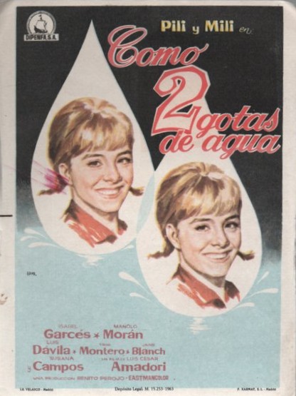 PROGRAMA DE CINE: DOS GOTAS DE AGUA