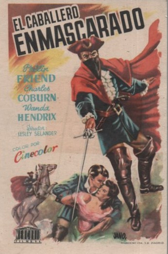 PROGRAMA DE CINE: EL CABALLERO ENMASCARADO