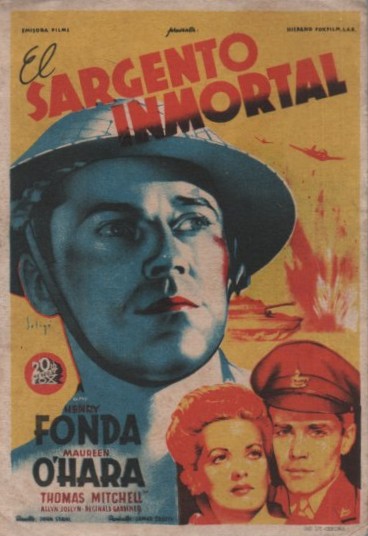 PROGRAMA DE CINE: EL SARGENTO INMORTAL